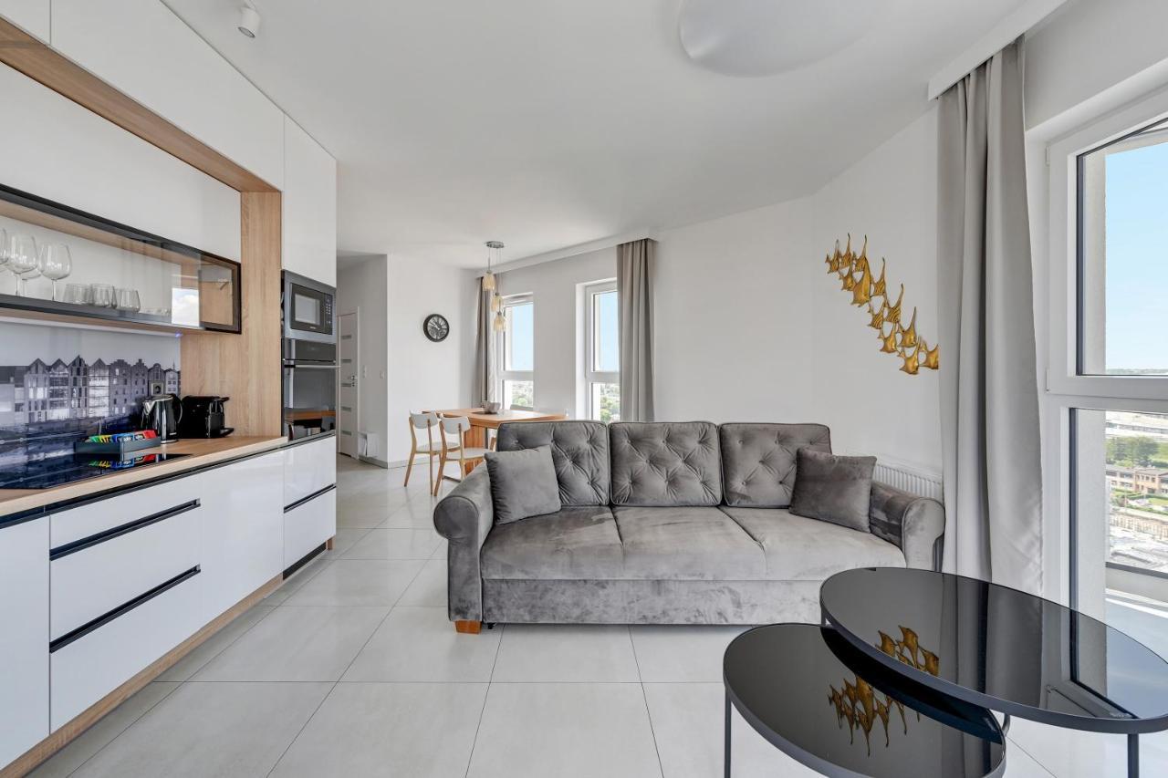 Sea View Letnica Tower & Sea View By Downtown Apartments Gdansk Bagian luar foto